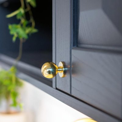 Perilla para muebles Solliden Latón pulido sin pintar (02)