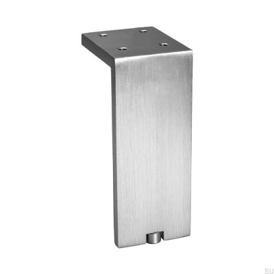 Pata para mueble Fonda 100 Plata cepillada