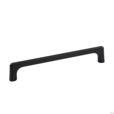 Tirador para mueble Studio 160. Metal negro