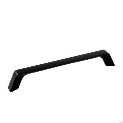 Tirador para mueble rectangular Frank 160 Metal negro