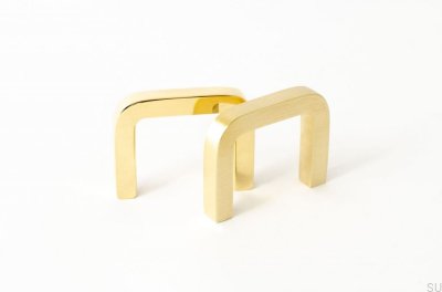 Pomo para mueble Rosca 38 Latón Cepillado Sin pintar
