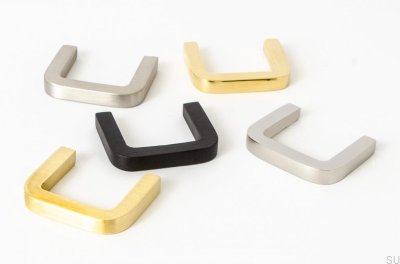 Pomo para mueble Thread 38 Aluminio negro
