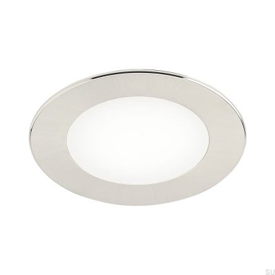 Foco LED Atom 2700K 24V/3W Plata