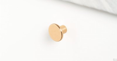Pomo para mueble Como en oro pulido