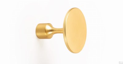 Colgador de pared ecológico cepillado dorado Floid