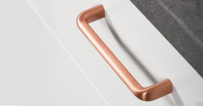 Tirador para mueble largo Redo 128 Cobre cepillado