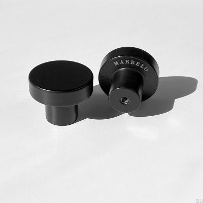 Pomo para mueble Marbelo Acero Negro