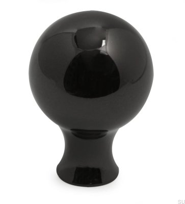 Pomo para muebles de níquel negro William