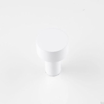 Pomo para mueble Luciola 20 Aluminio Blanco