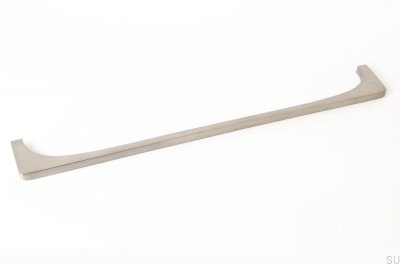 Tirador para muebles Bridge 320 Length, acero, cepillado