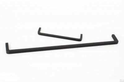 Tirador para mueble Thread 320. Aluminio Negro
