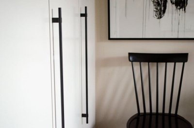 Tirador para mueble Line Big 592 Aluminio Negro