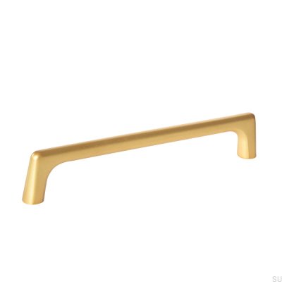 Tirador para mueble rectangular Studio 160 Gold Brushed