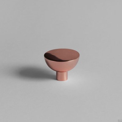 Pomo para mueble Luna M Cobre Pulido
