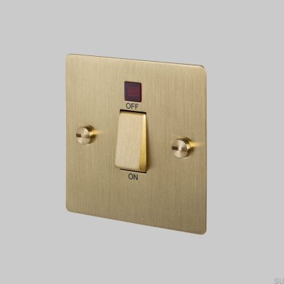 Interruptor de cocina de latón estándar británico