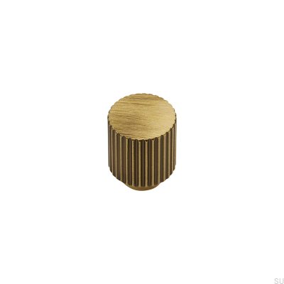 Pomo para mueble Helix Stripe Bronce envejecido