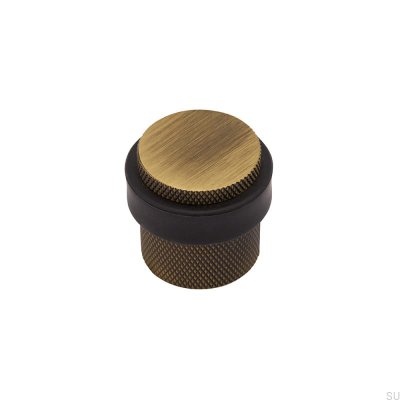 Tapón de suelo de pie de página Helix Bronce antiguo