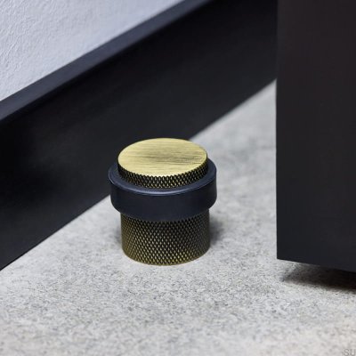 Tapón de suelo de pie de página Helix Bronce antiguo