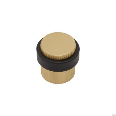 Footer Helix Stripe Tope de puerta de piso dorado