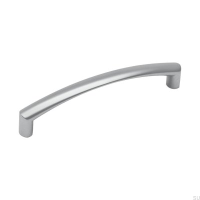 Tirador para mueble Arild 128, plateado (aspecto aluminio)