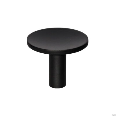 Pomo para muebles Sture 28, latón, negro mate