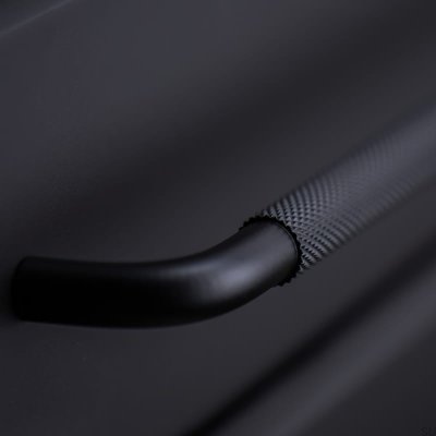 Tirador para mueble alargado Helix 608, aluminio, negro mate