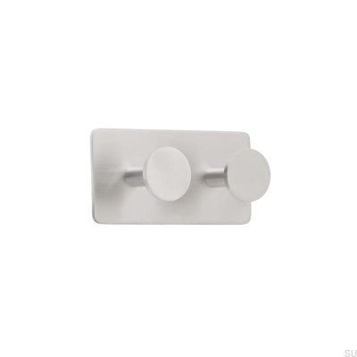 Colgador de pared Base 210-2 Plata cepillado