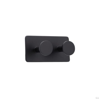 Colgador de pared Base 210-2 Metal Negro Mat
