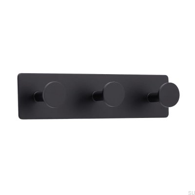 Colgador de pared Base 210-3 Metal Negro Mat