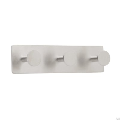 Colgador de pared Base 210-3 Plata cepillado