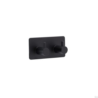 Base colgador de pared 220-2 Metal Negro Mate
