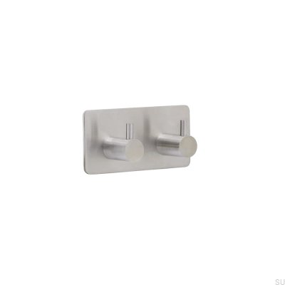 Colgador de pared base 220-2 Plata cepillado