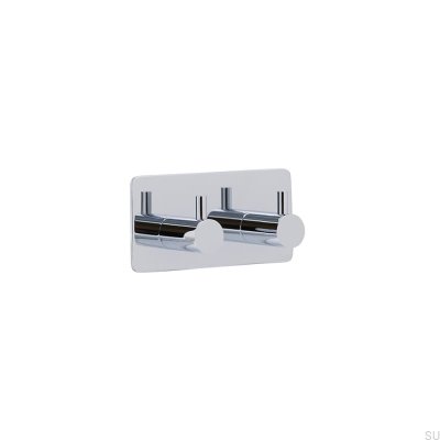 Perchero de pared 220-2 Cromo pulido