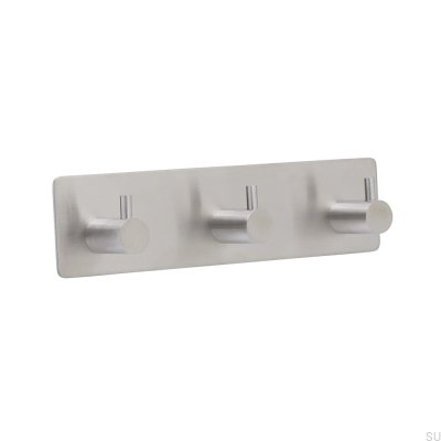 Colgador de pared base 220-3 Plata cepillado