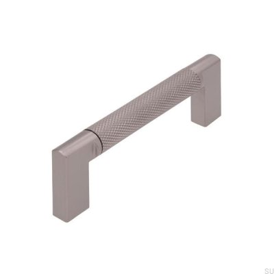 Tirador para mueble rectangular 2457 96 Silver Brushed