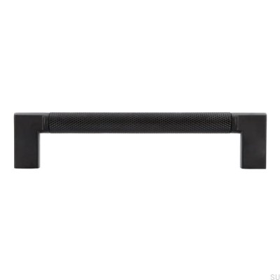 Tirador para mueble rectangular 2457128 Metal Negro Mat