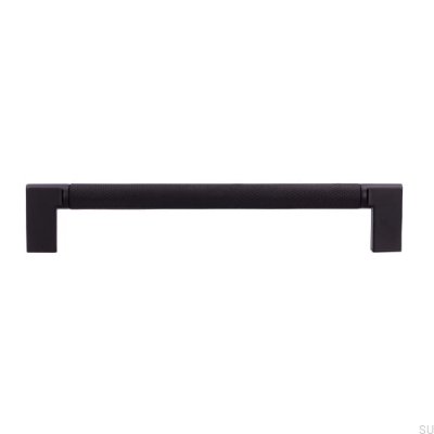 Tirador para mueble rectangular 2457160 Metal Negro Mat