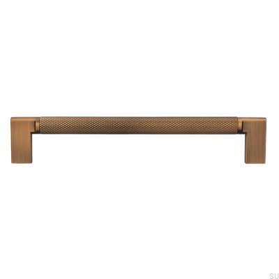 Tirador para mueble rectangular 2457160 Antique Gold Brushed