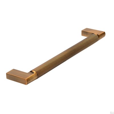 Tirador para mueble rectangular 2457160 Antique Gold Brushed