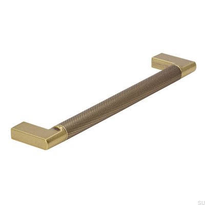 Tirador para mueble oblongo 2457 160 Oro antiguo