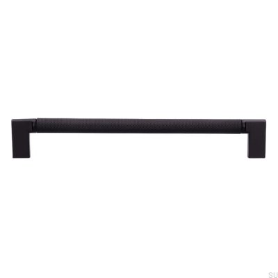 Tirador para mueble rectangular 2457192 Metal Negro Mate