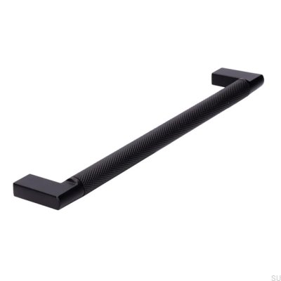 Tirador para mueble rectangular 2457192 Metal Negro Mate