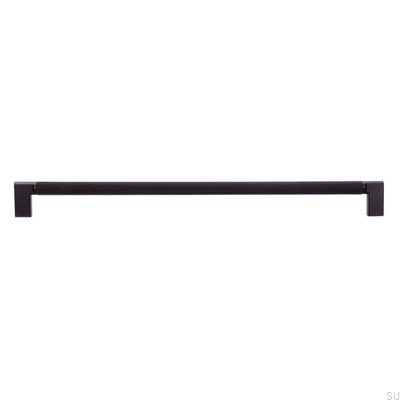 Tirador para mueble rectangular 2457320 Metal Negro Mate