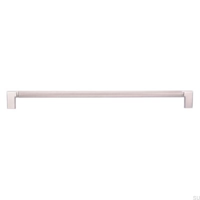 Tirador para mueble oblongo 2457 320 Plata Cepillado