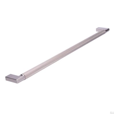 Tirador para mueble oblongo 2457 320 Plata Cepillado