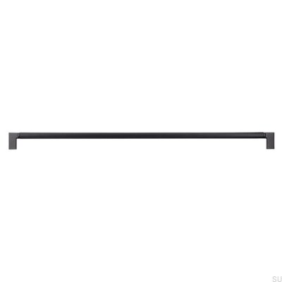 Tirador para mueble rectangular 2457480 Metal Negro Mat