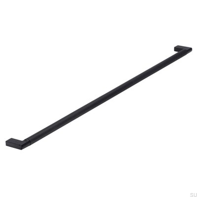 Tirador para mueble rectangular 2457480 Metal Negro Mat