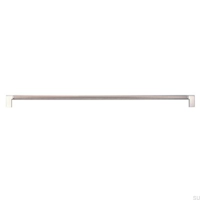 Tirador para mueble rectangular 2457480 Silver Brushed