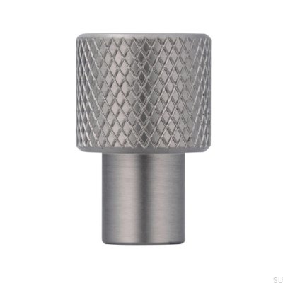 Pomo para mueble 2464 16 Plata Cepillado