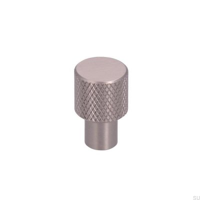 Pomo para mueble 2464 16 Plata Cepillado